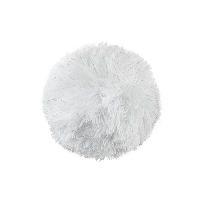 Pompon Silver/White Lurex