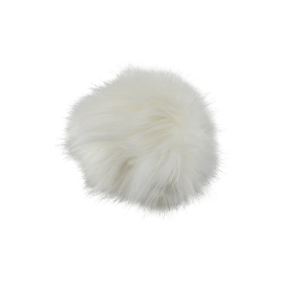 Pompon White Fur